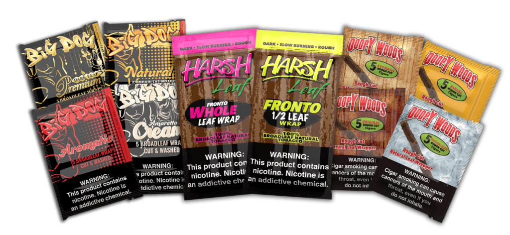 SHOW BK GRAPE LEAF CIGARS -817127020862
